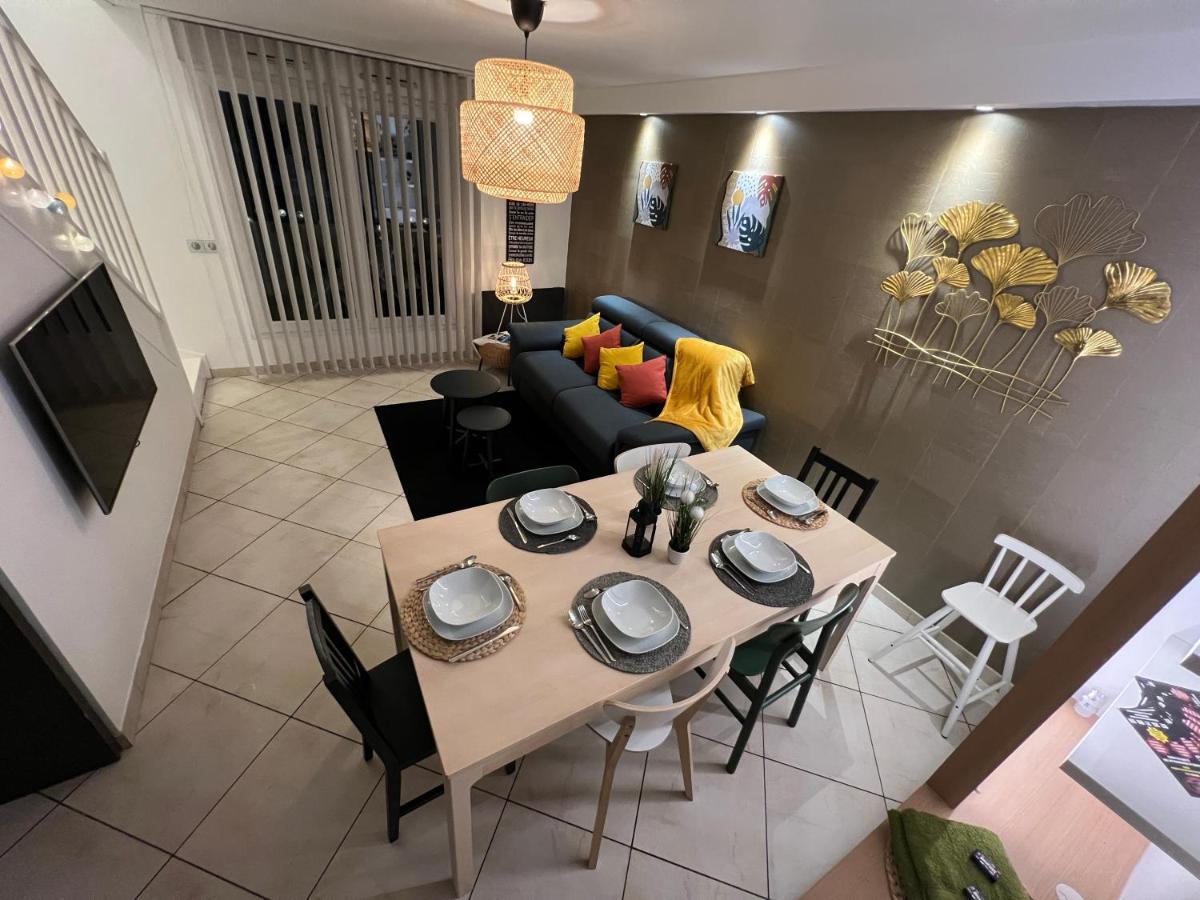T3 Flat Moderne Sur 2 Etages Metro Parking Free Entrance Autonome Apartment Rouen Bagian luar foto